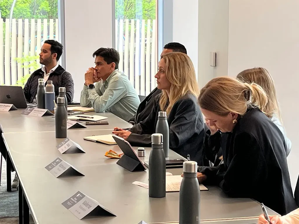 Executives participating in Westfield Business School's Global Immersion Week, strengthening sustainable leadership, experiential MBA learning, and international collaboration.